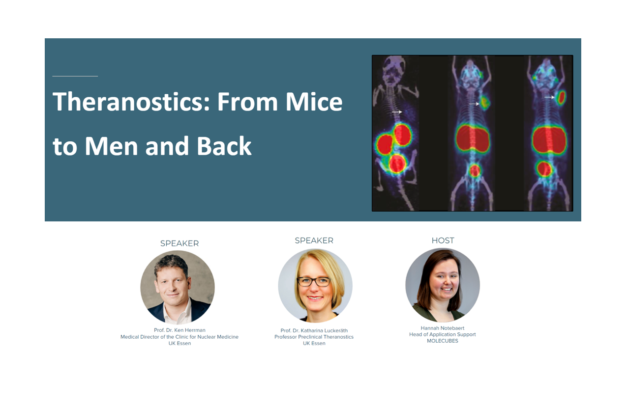 Theranostics: From Mice to Men and Back