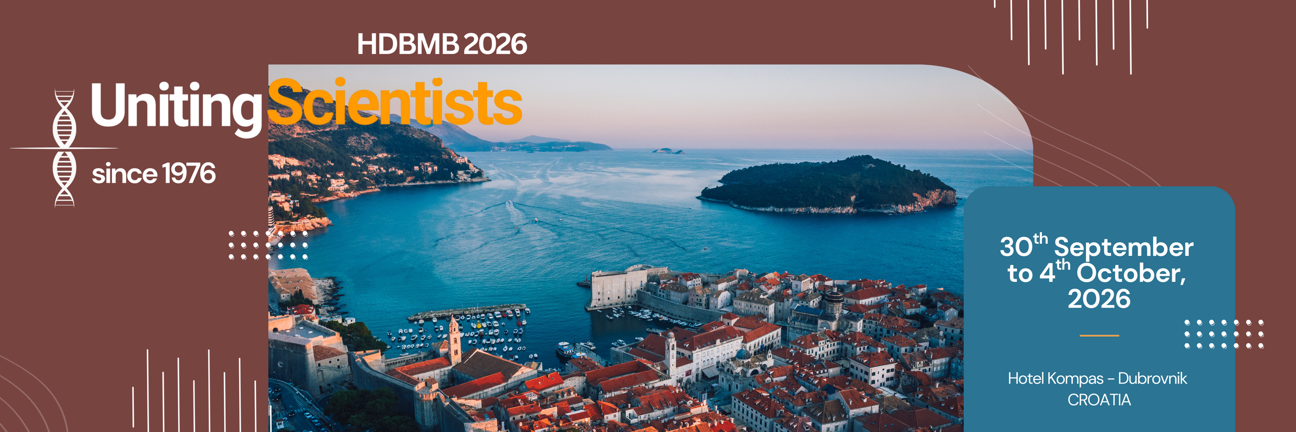 Meet us at Jubilee Congress of Croatian Society for Biochemistry and Molecular Biology (HDBMB)